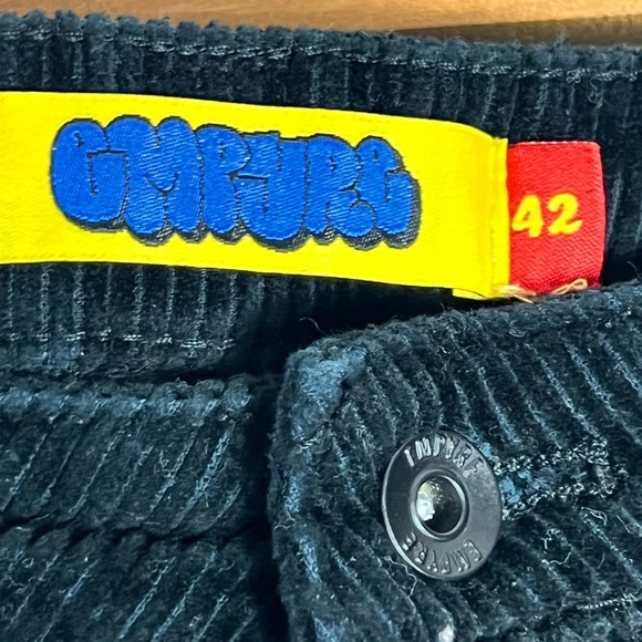 Empyre Men’s Black Ultra Loose Corduroy Skate Pants Size 42 Baggy Slouchy - Picture 10 of 13